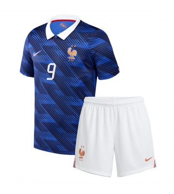Frankrig Marcus Thuram #9 Hjemmebanetrøje Børn VM 2026 Kortærmet (+ Korte bukser)